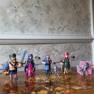 LOT of 6 Clash of Clans Figures Wizard Barbarian Archer